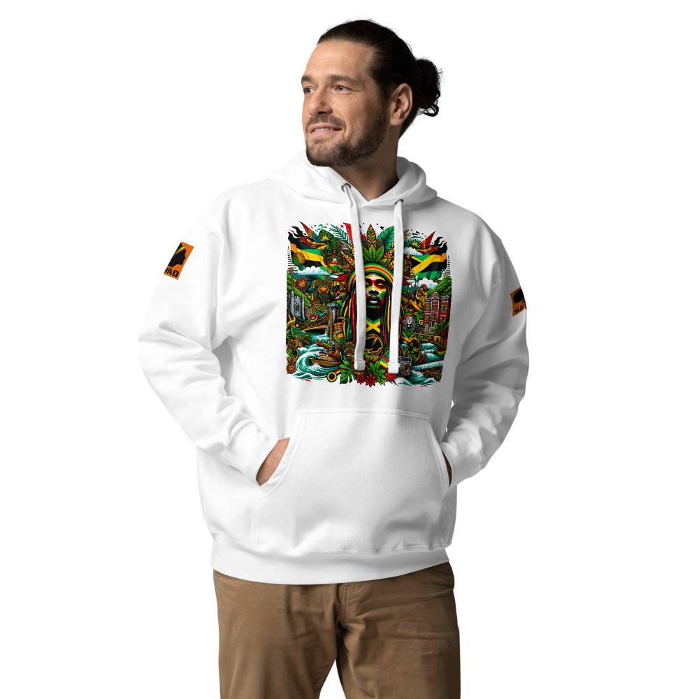 Heartbeat of the Isle: Unisex Hoodie - SEVAD MUSIC HOUSE - Hoodie - SEVAD MUSIC HOUSE - 5557847_10774 - White - S - Heartbeat of the Isle: Unisex Hoodie
