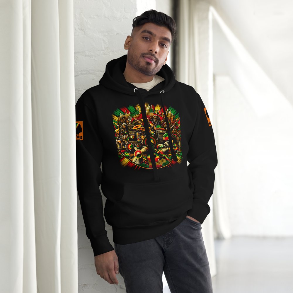 Island Beats: Unisex Hoodie - SEVAD MUSIC HOUSE - Hoodie - SEVAD MUSIC HOUSE - 7377207_10779 - Black - S - Island Beats: Unisex Hoodie