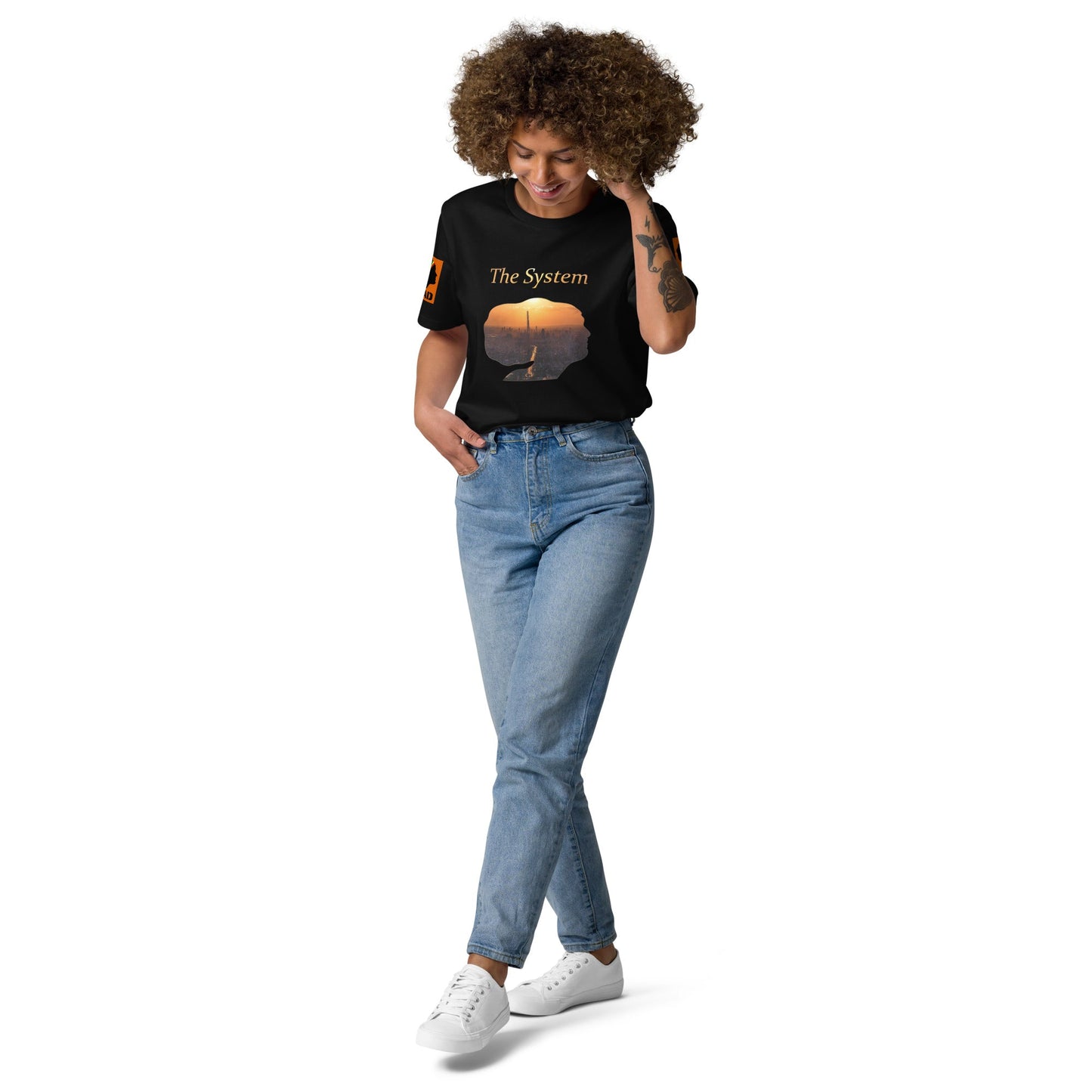 THE SYSTEM: Unisex organic cotton t-shirt - SEVAD MUSIC HOUSE - T-Shirt - SEVAD MUSIC HOUSE - 3881695_11869 - Black - S - THE SYSTEM: Unisex organic cotton t-shirt