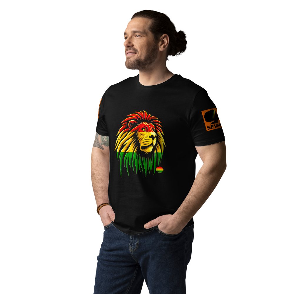 Fiery Spirit: Unisex organic cotton t-shirt - SEVAD MUSIC HOUSE - T-Shirt - SEVAD MUSIC HOUSE - 6458811_11869 - Black - S - Fiery Spirit: Unisex organic cotton t-shirt