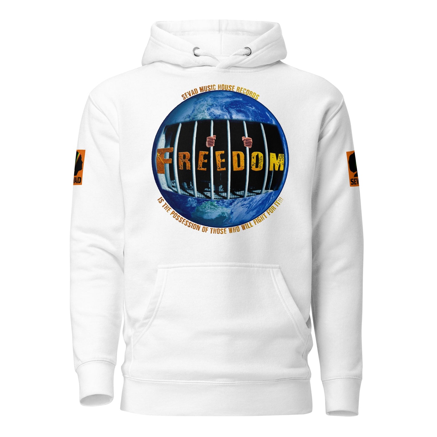 Freedom: Unisex Hoodie - SEVAD MUSIC HOUSE - Hoodie - SEVAD MUSIC HOUSE - 4497576_10774 - White - S - Freedom: Unisex Hoodie