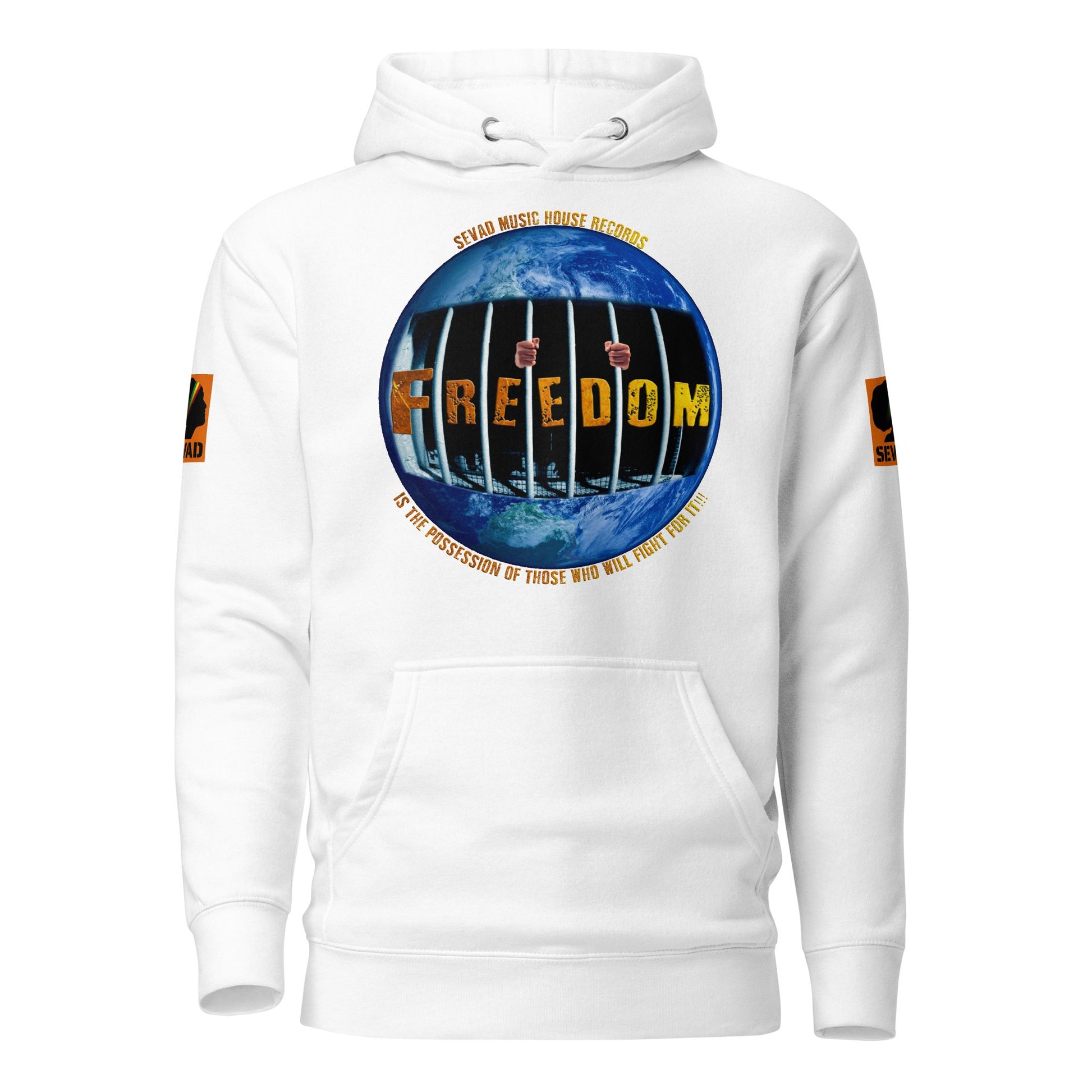 Freedom: Unisex Hoodie - SEVAD MUSIC HOUSE - Hoodie - SEVAD MUSIC HOUSE - 4497576_10774 - White - S - Freedom: Unisex Hoodie