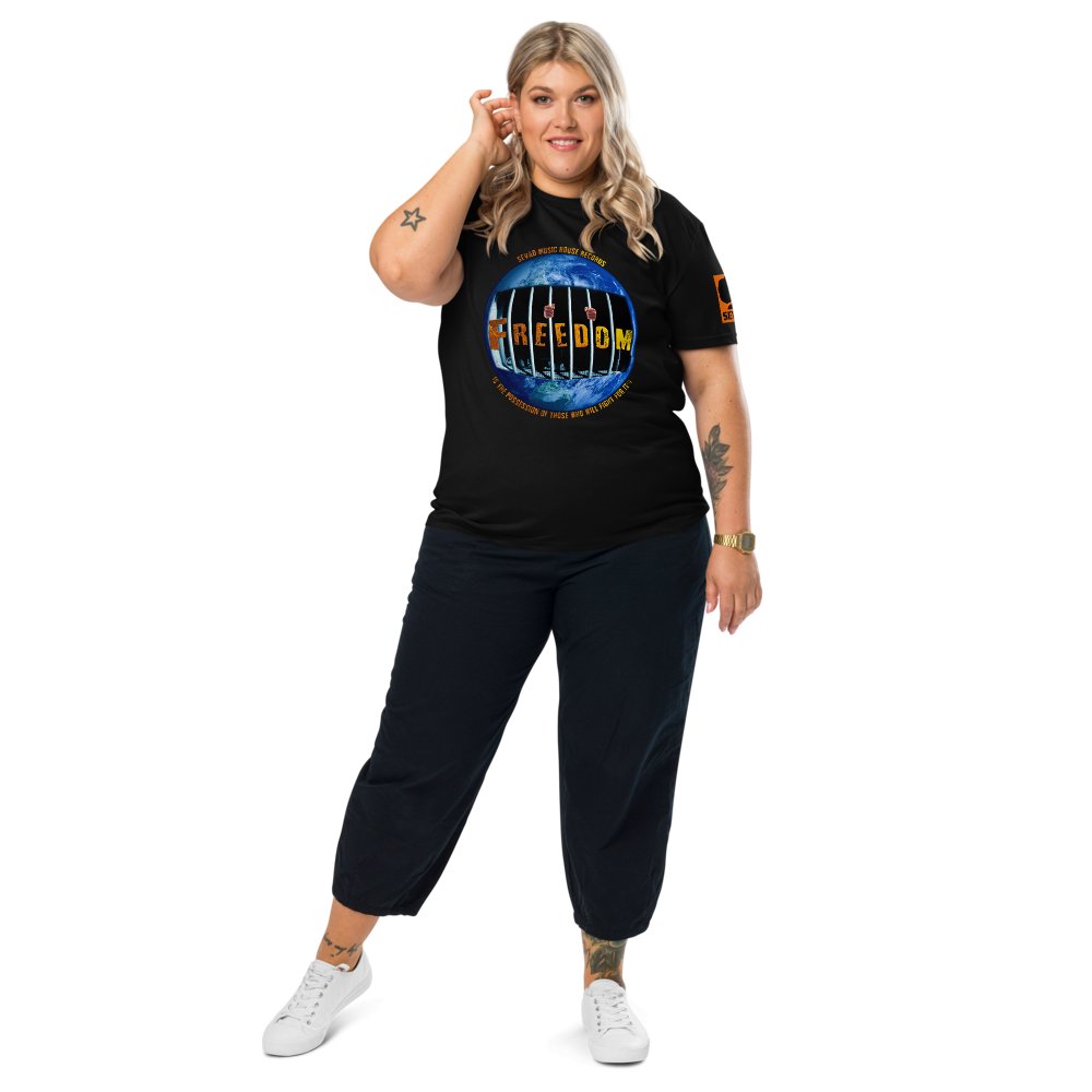Freedom: Unisex organic cotton t-shirt - SEVAD MUSIC HOUSE - T-Shirt - SEVAD MUSIC HOUSE - 3494166_11864 - White - S - Freedom: Unisex organic cotton t-shirt