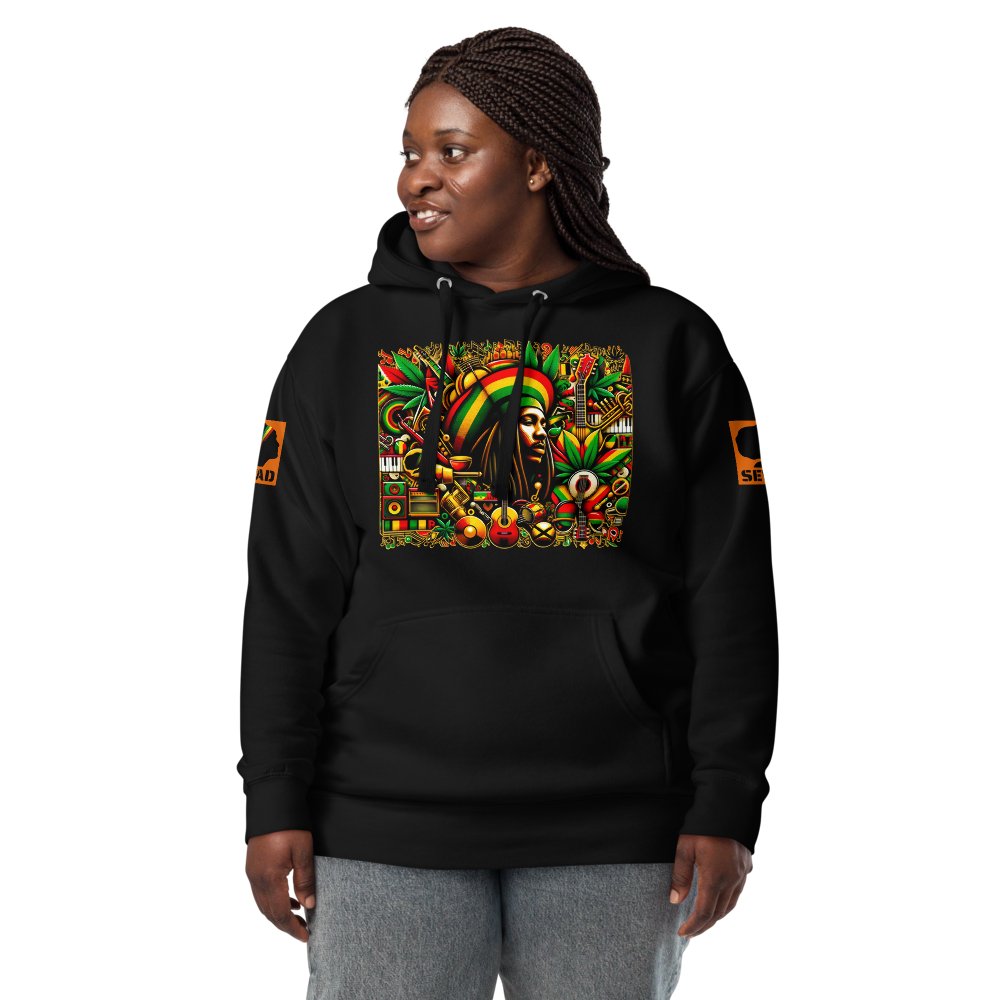 Harmony & Heritage: Unisex Hoodie - SEVAD MUSIC HOUSE - Hoodie - SEVAD MUSIC HOUSE - 2995584_10779 - Black - S - Harmony & Heritage: Unisex Hoodie