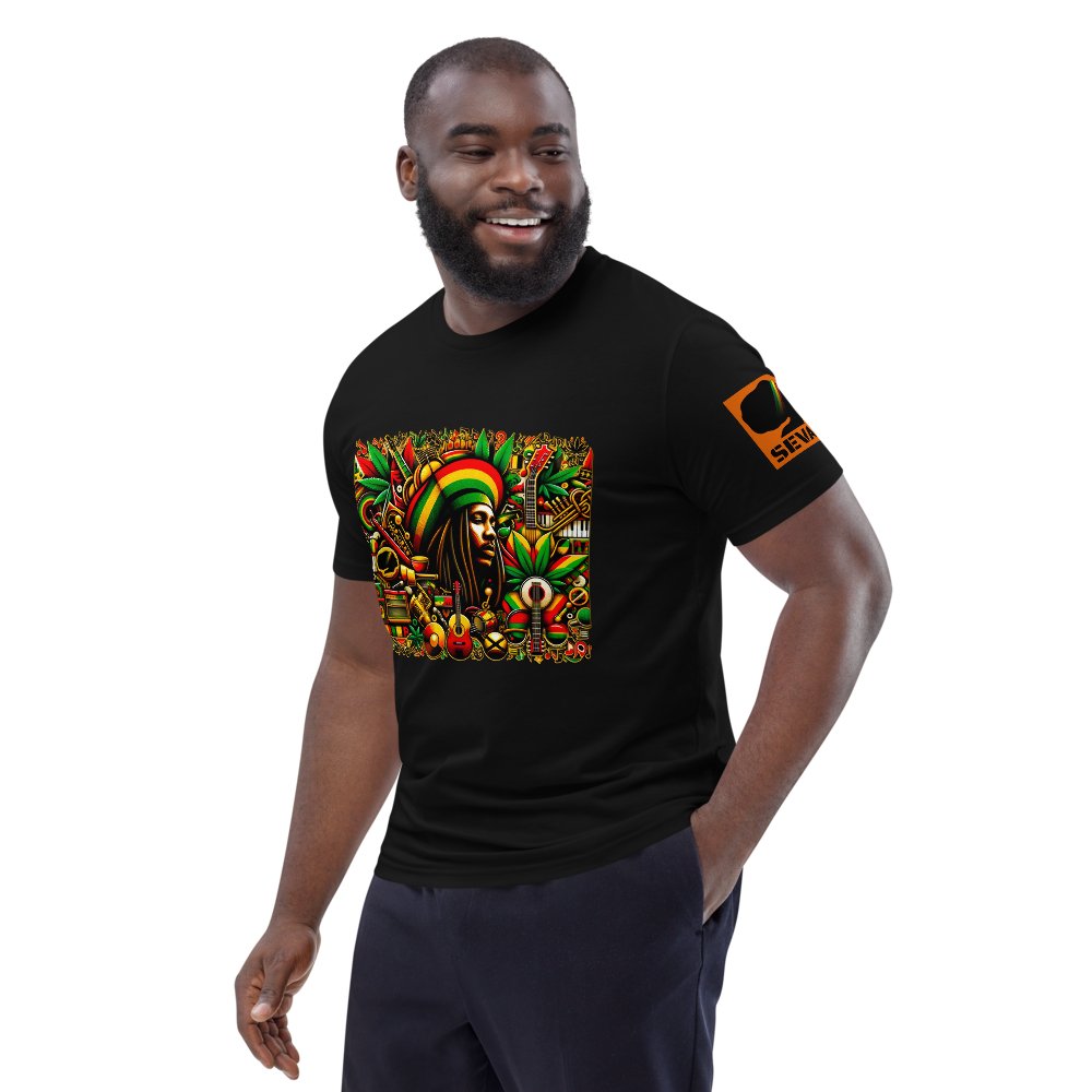Harmony & Heritage: Unisex organic cotton t-shirt - SEVAD MUSIC HOUSE - T-Shirt - SEVAD MUSIC HOUSE - 1720078_11869 - Black - S - Harmony & Heritage: Unisex organic cotton t-shirt
