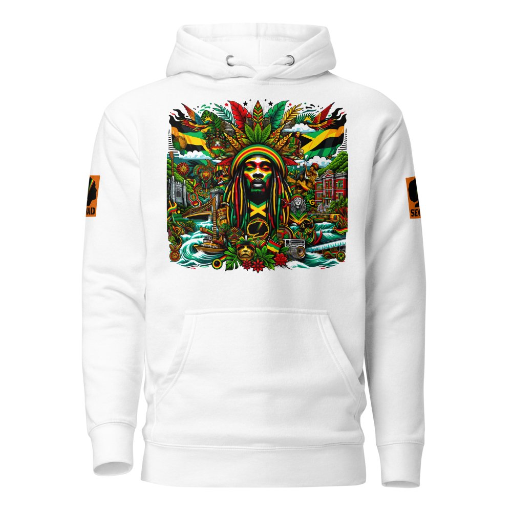 Heartbeat of the Isle: Unisex Hoodie - SEVAD MUSIC HOUSE - Hoodie - SEVAD MUSIC HOUSE - 5557847_10774 - White - S - Heartbeat of the Isle: Unisex Hoodie