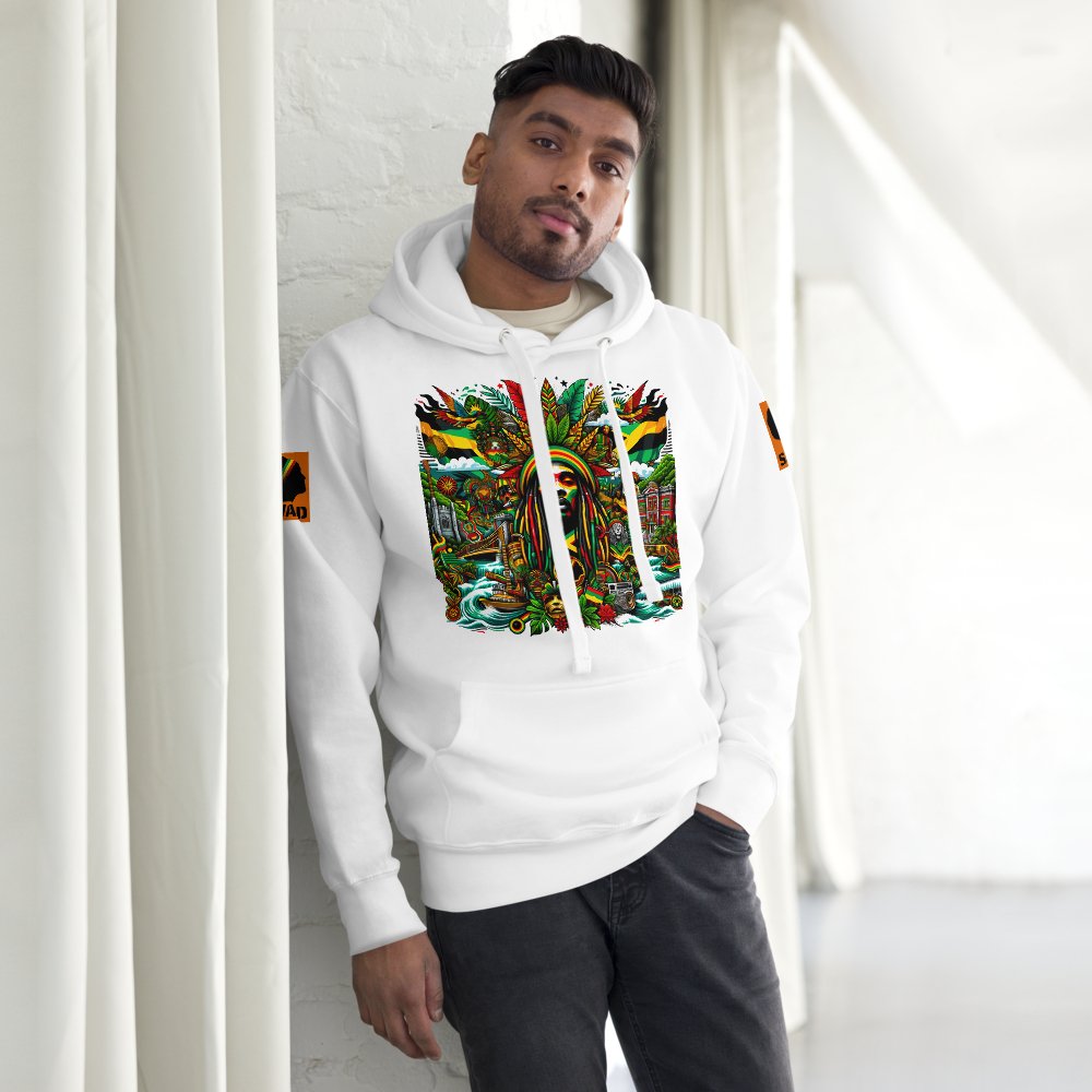Heartbeat of the Isle: Unisex Hoodie - SEVAD MUSIC HOUSE - Hoodie - SEVAD MUSIC HOUSE - 5557847_10774 - White - S - Heartbeat of the Isle: Unisex Hoodie