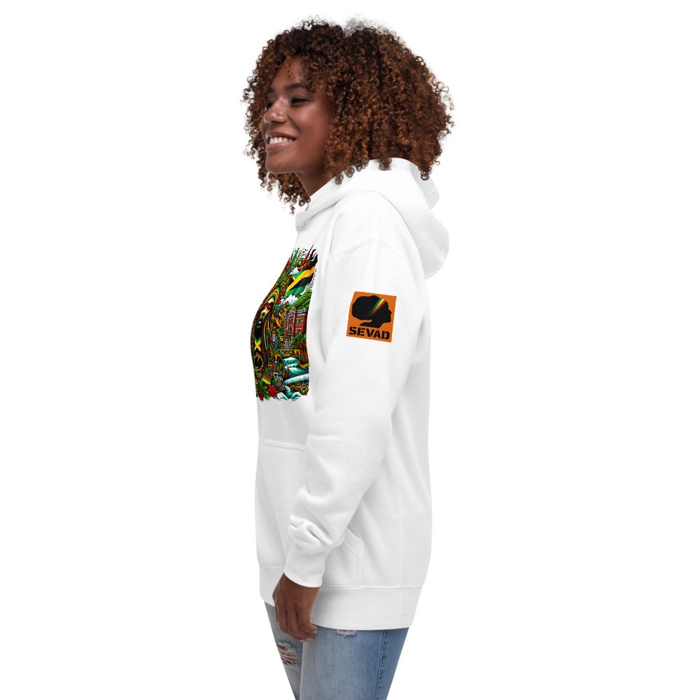Heartbeat of the Isle: Unisex Hoodie - SEVAD MUSIC HOUSE - Hoodie - SEVAD MUSIC HOUSE - 5557847_10774 - White - S - Heartbeat of the Isle: Unisex Hoodie
