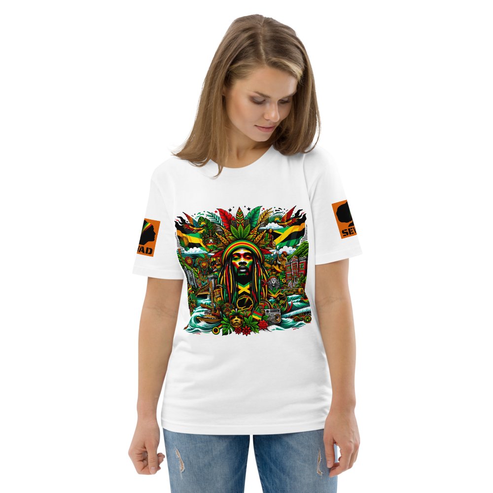 Heartbeat of the Isle: Unisex organic cotton t-shirt - SEVAD MUSIC HOUSE - T-Shirt - SEVAD MUSIC HOUSE - 7634585_11864 - White - S - Heartbeat of the Isle: Unisex organic cotton t-shirt