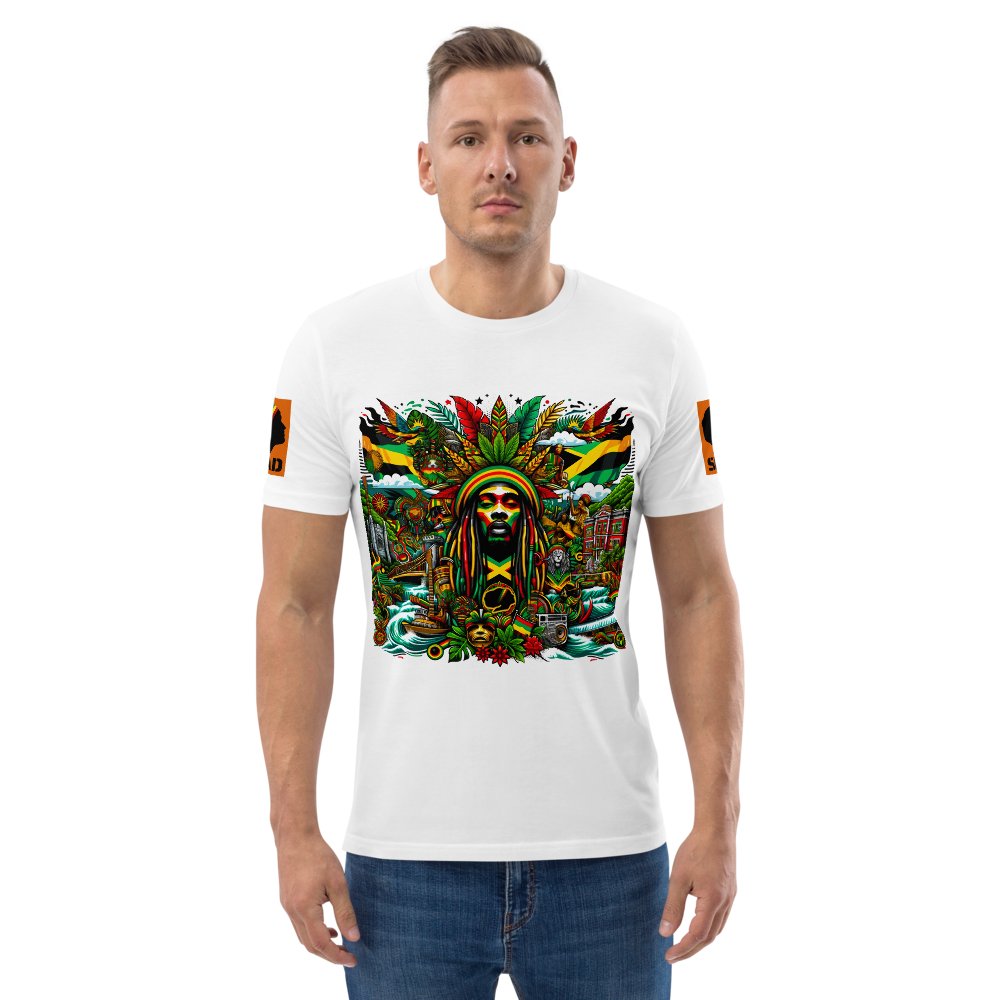 Heartbeat of the Isle: Unisex organic cotton t-shirt - SEVAD MUSIC HOUSE - T-Shirt - SEVAD MUSIC HOUSE - 7634585_11864 - White - S - Heartbeat of the Isle: Unisex organic cotton t-shirt