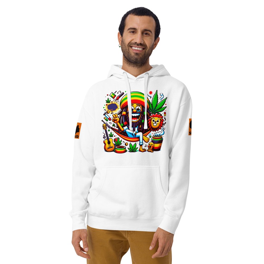 Joyful Riddims: Unisex Hoodie - SEVAD MUSIC HOUSE - Hoodie - SEVAD MUSIC HOUSE - 9026036_10774 - White - S - Joyful Riddims: Unisex Hoodie