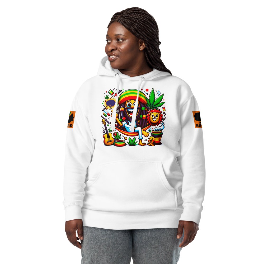 Joyful Riddims: Unisex Hoodie - SEVAD MUSIC HOUSE - Hoodie - SEVAD MUSIC HOUSE - 9026036_10774 - White - S - Joyful Riddims: Unisex Hoodie