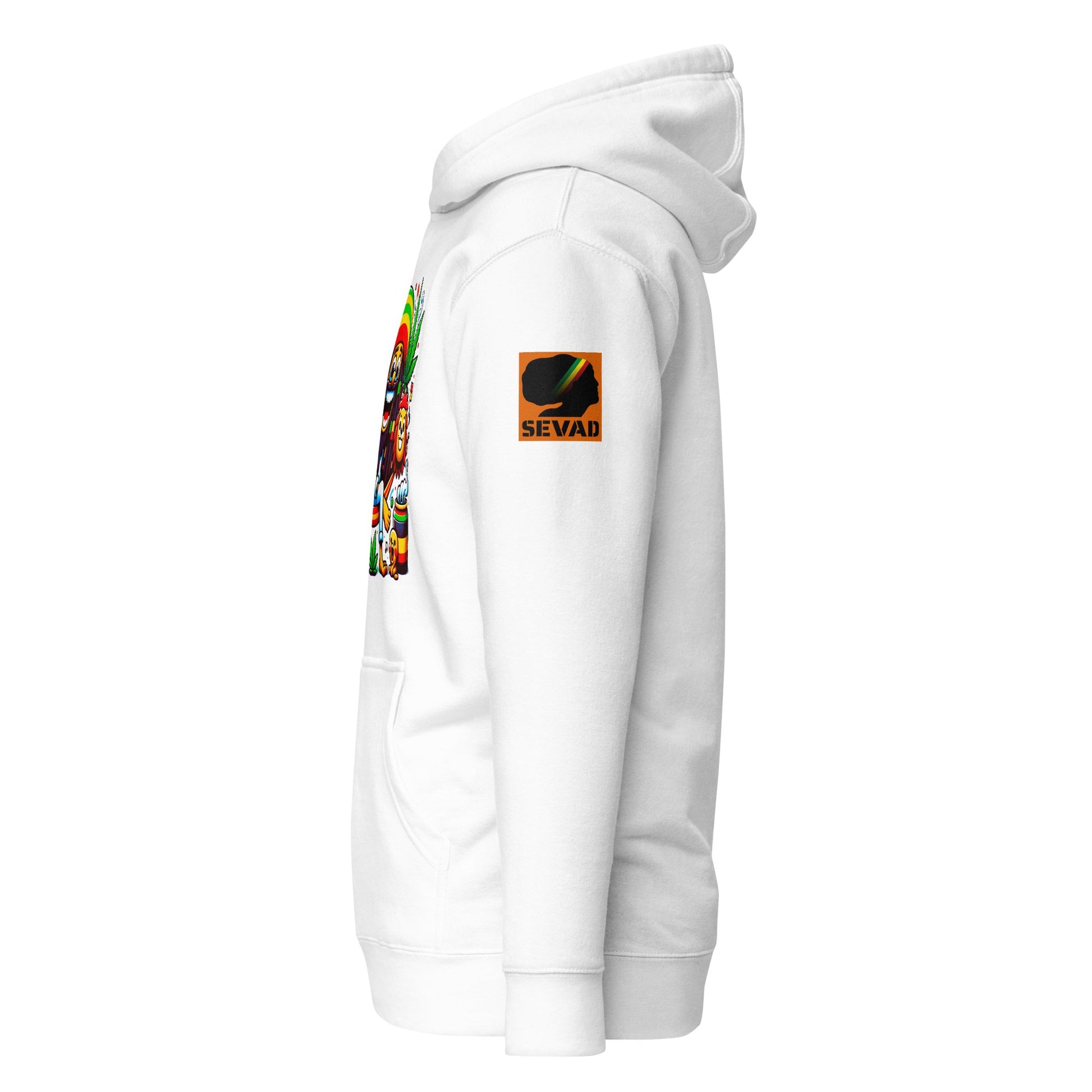 Joyful Riddims: Unisex Hoodie - SEVAD MUSIC HOUSE - Hoodie - SEVAD MUSIC HOUSE - 9026036_10774 - White - S - Joyful Riddims: Unisex Hoodie