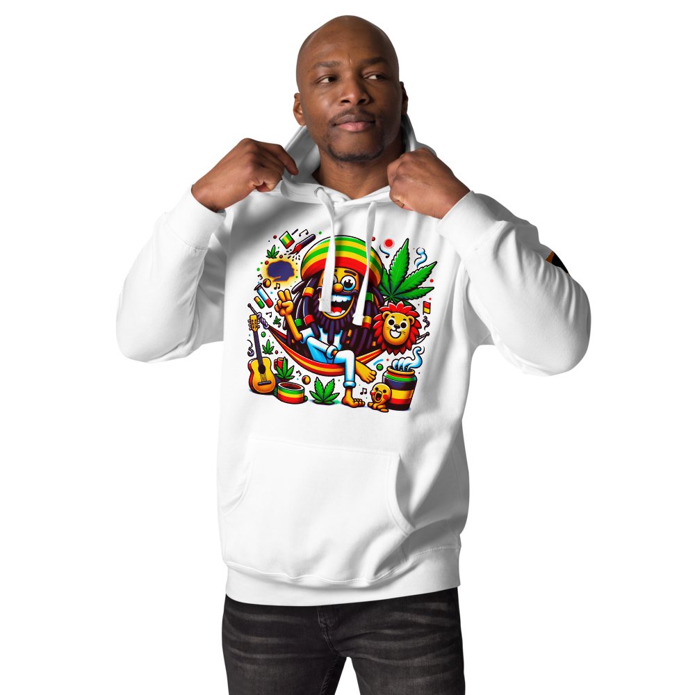 Joyful Riddims: Unisex Hoodie - SEVAD MUSIC HOUSE - Hoodie - SEVAD MUSIC HOUSE - 9026036_10774 - White - S - Joyful Riddims: Unisex Hoodie
