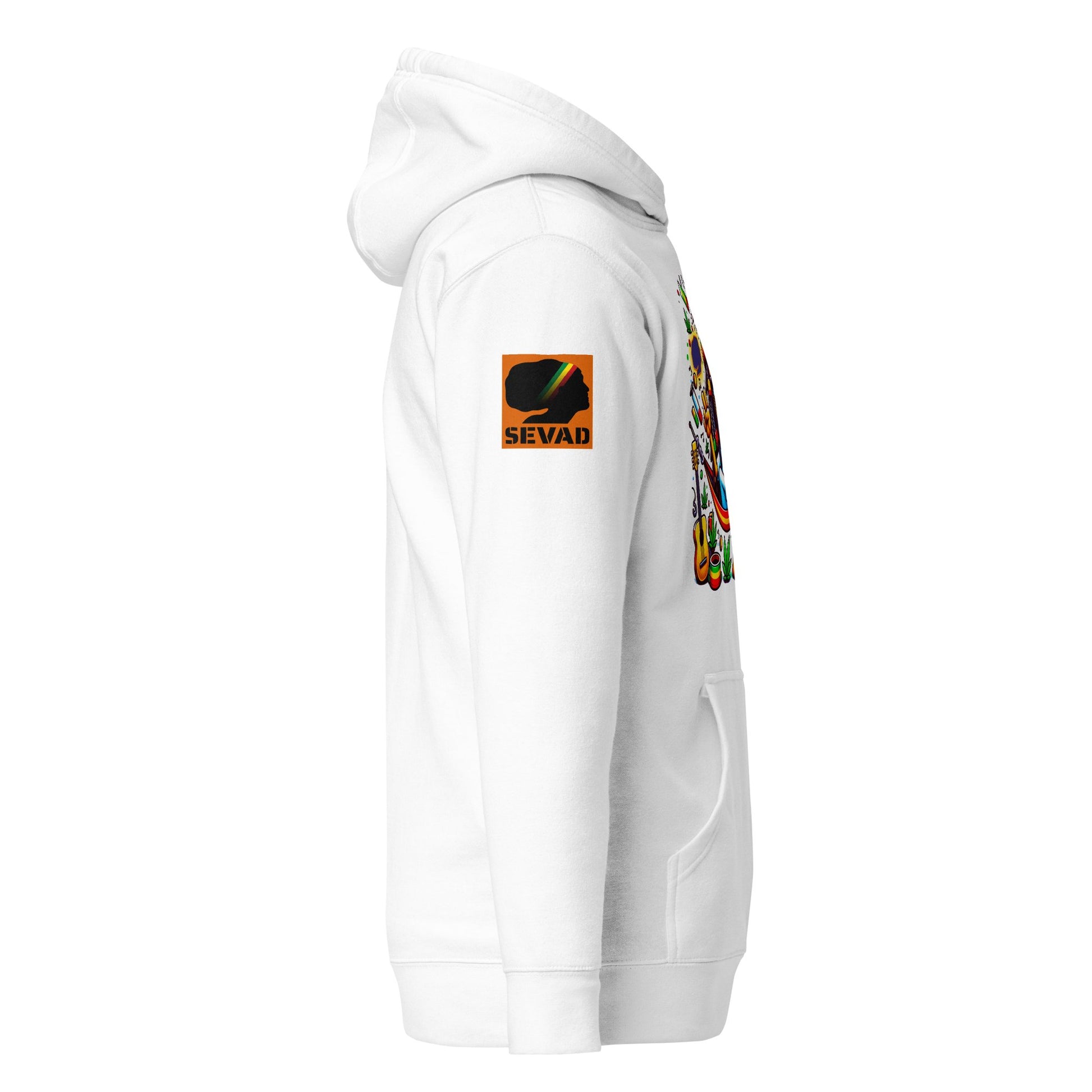 Joyful Riddims: Unisex Hoodie - SEVAD MUSIC HOUSE - Hoodie - SEVAD MUSIC HOUSE - 9026036_10774 - White - S - Joyful Riddims: Unisex Hoodie