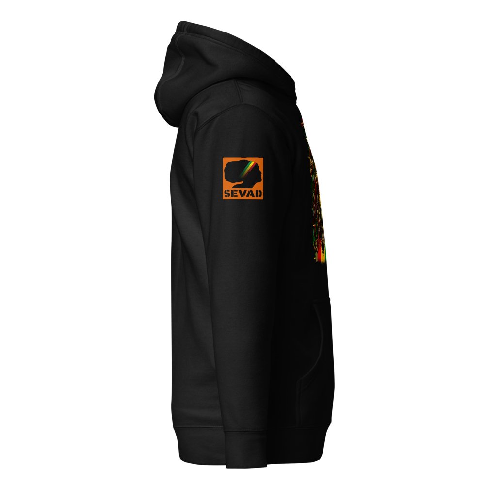 Majestic Mane: Unisex Hoodie - SEVAD MUSIC HOUSE - Hoodie - SEVAD MUSIC HOUSE - 2032397_10779 - Black - S - Majestic Mane: Unisex Hoodie