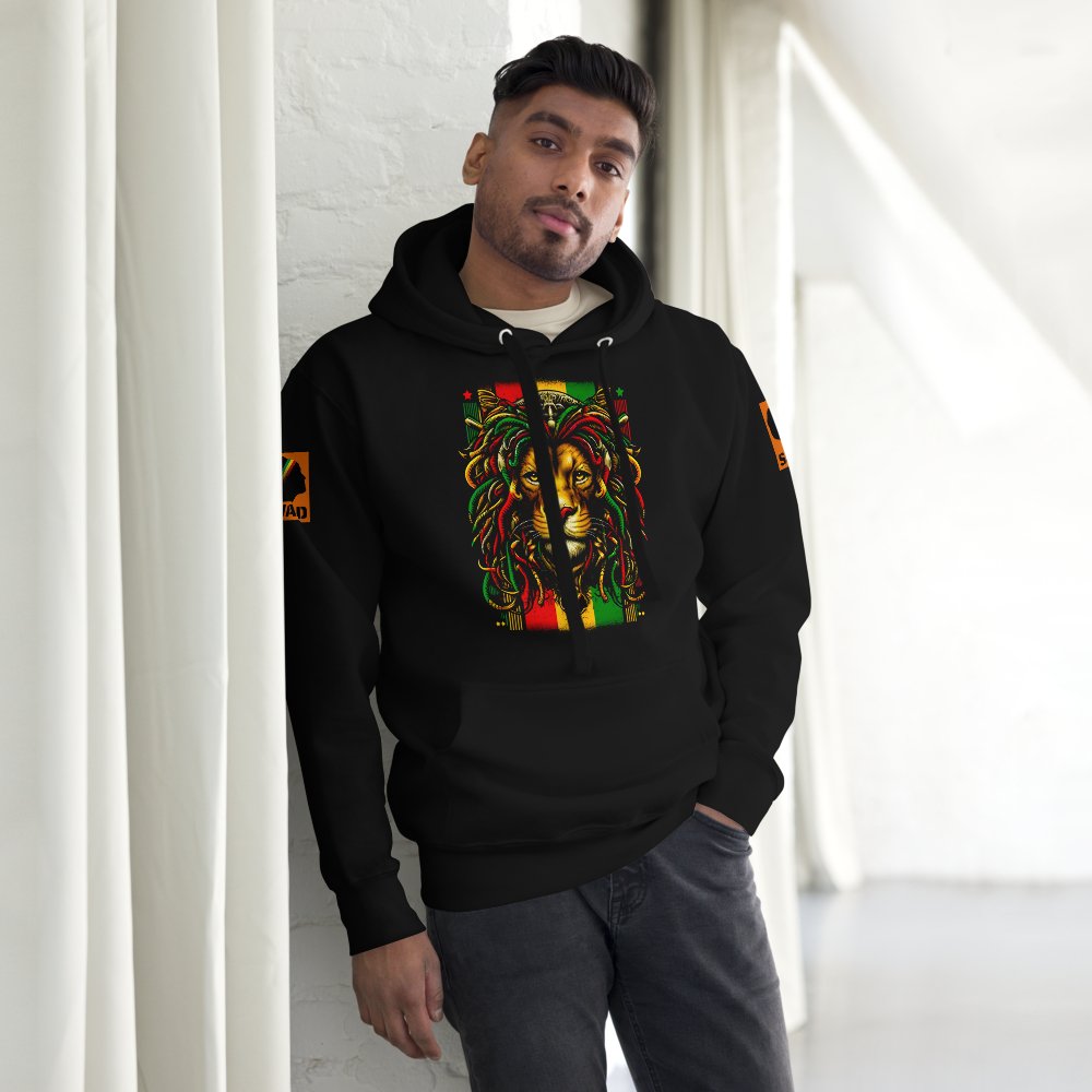 Majestic Mane: Unisex Hoodie - SEVAD MUSIC HOUSE - Hoodie - SEVAD MUSIC HOUSE - 2032397_10779 - Black - S - Majestic Mane: Unisex Hoodie