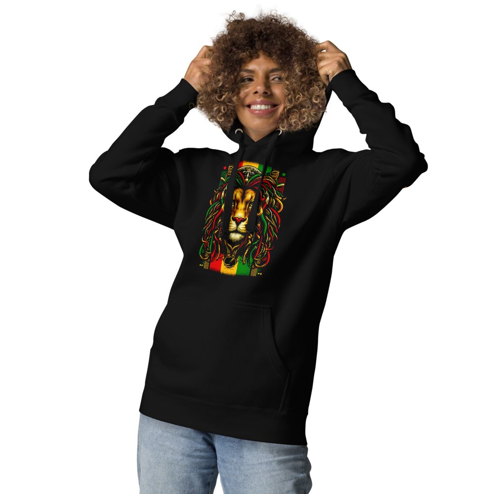 Majestic Mane: Unisex Hoodie - SEVAD MUSIC HOUSE - Hoodie - SEVAD MUSIC HOUSE - 2032397_10779 - Black - S - Majestic Mane: Unisex Hoodie