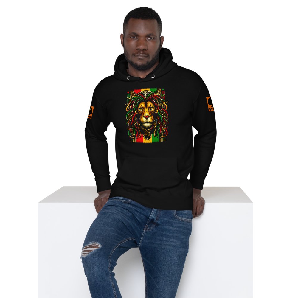 Majestic Mane: Unisex Hoodie - SEVAD MUSIC HOUSE - Hoodie - SEVAD MUSIC HOUSE - 2032397_10779 - Black - S - Majestic Mane: Unisex Hoodie