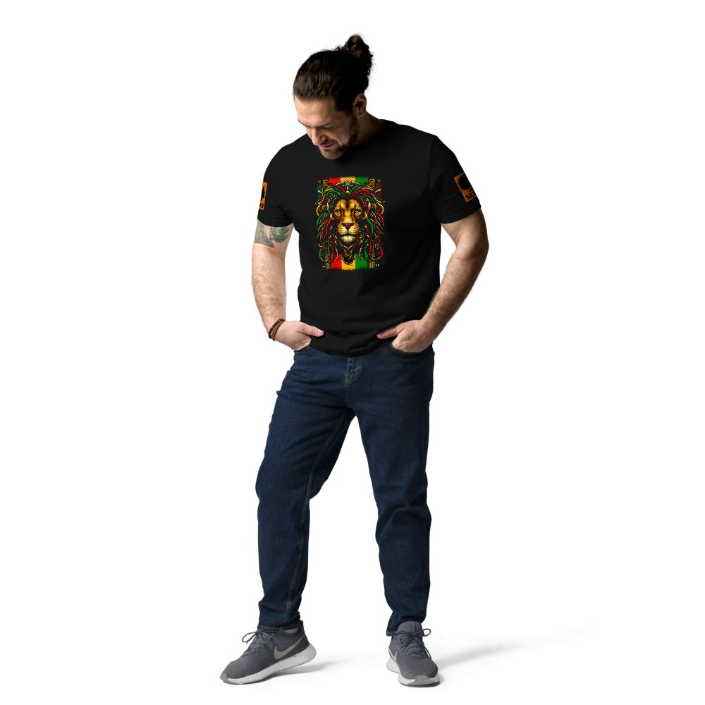 Majestic Mane: Unisex organic cotton t-shirt - SEVAD MUSIC HOUSE - T-Shirt - SEVAD MUSIC HOUSE - 7303424_11869 - Black - S - Majestic Mane: Unisex organic cotton t-shirt