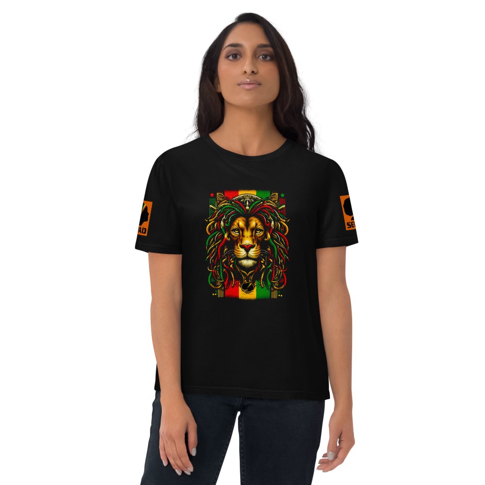 Majestic Mane: Unisex organic cotton t-shirt - SEVAD MUSIC HOUSE - T-Shirt - SEVAD MUSIC HOUSE - 7303424_11869 - Black - S - Majestic Mane: Unisex organic cotton t-shirt