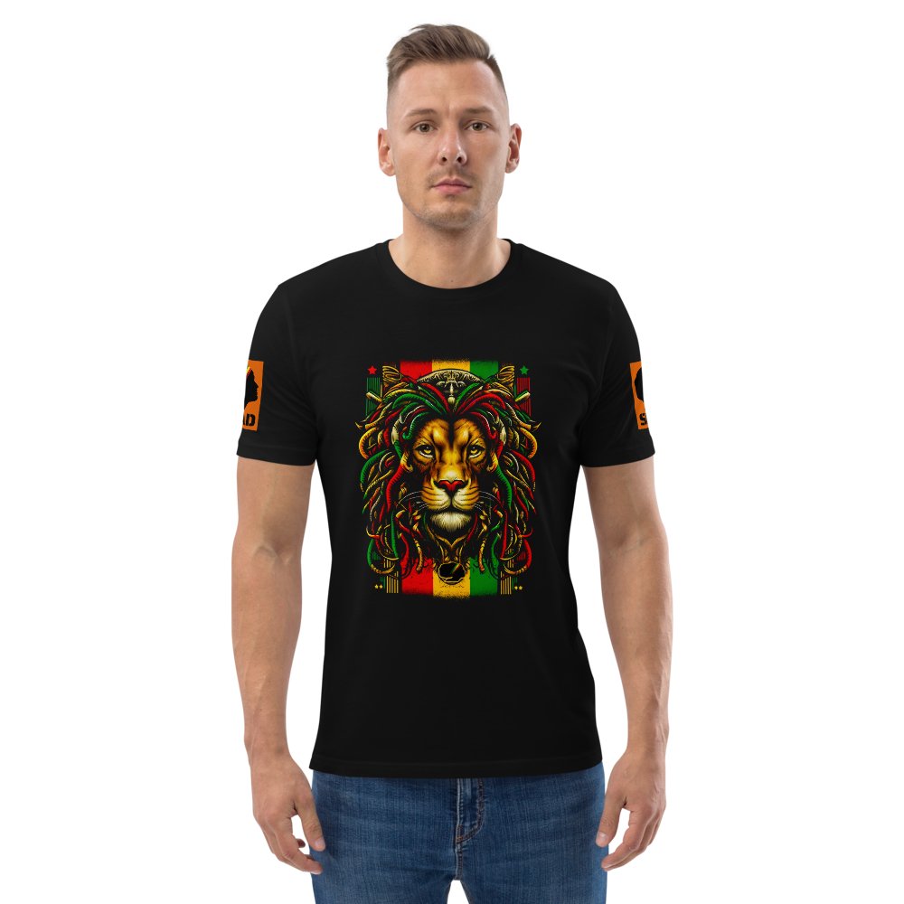 Majestic Mane: Unisex organic cotton t-shirt - SEVAD MUSIC HOUSE - T-Shirt - SEVAD MUSIC HOUSE - 7303424_11869 - Black - S - Majestic Mane: Unisex organic cotton t-shirt