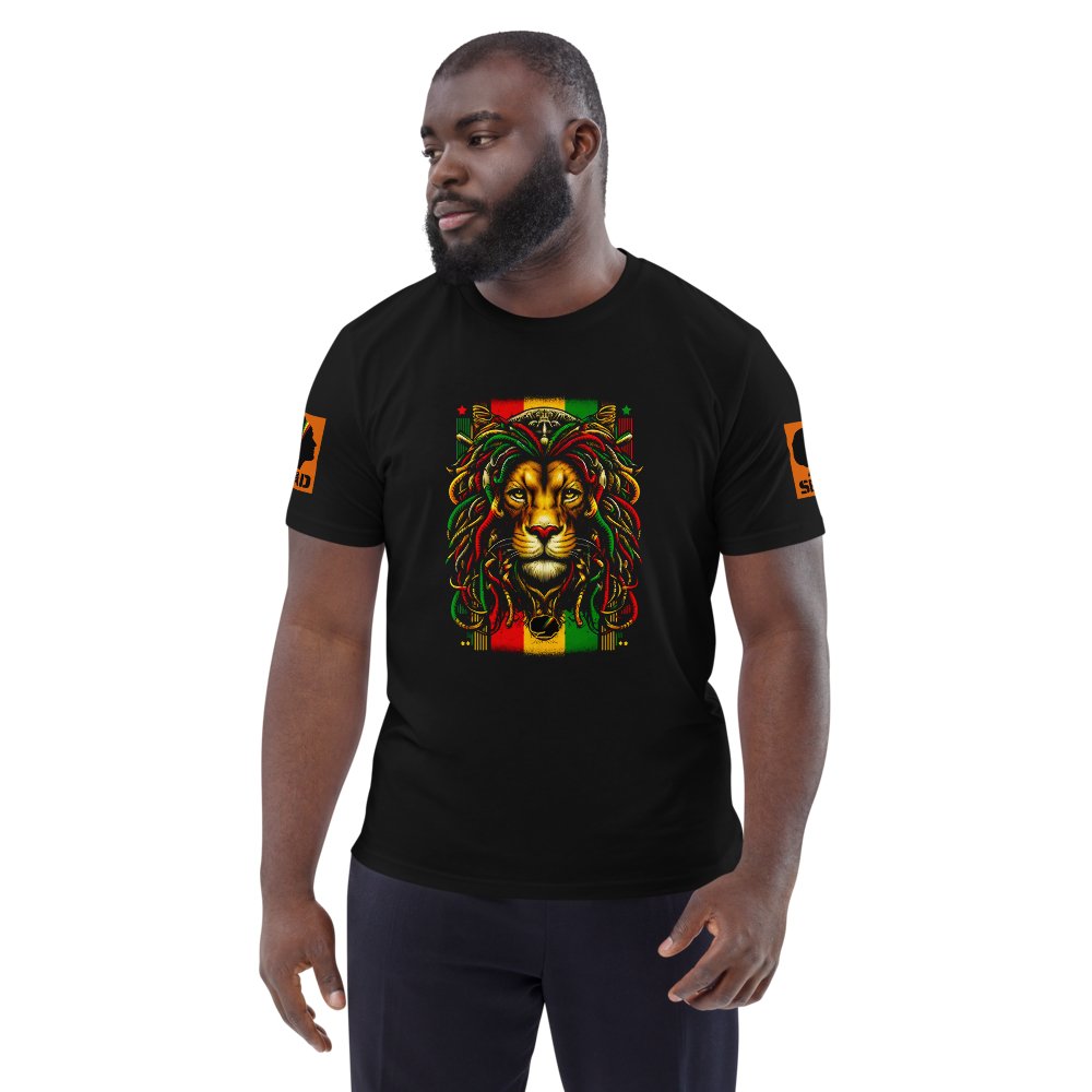 Majestic Mane: Unisex organic cotton t-shirt - SEVAD MUSIC HOUSE - T-Shirt - SEVAD MUSIC HOUSE - 7303424_11869 - Black - S - Majestic Mane: Unisex organic cotton t-shirt