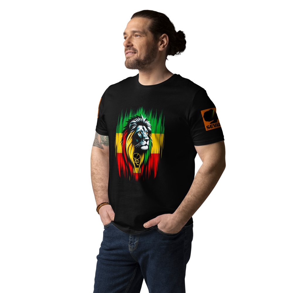 Pride of Ethiopia: Unisex organic cotton t-shirt - SEVAD MUSIC HOUSE - T-Shirt - SEVAD MUSIC HOUSE - 6519612_11869 - Black - S - Pride of Ethiopia: Unisex organic cotton t-shirt