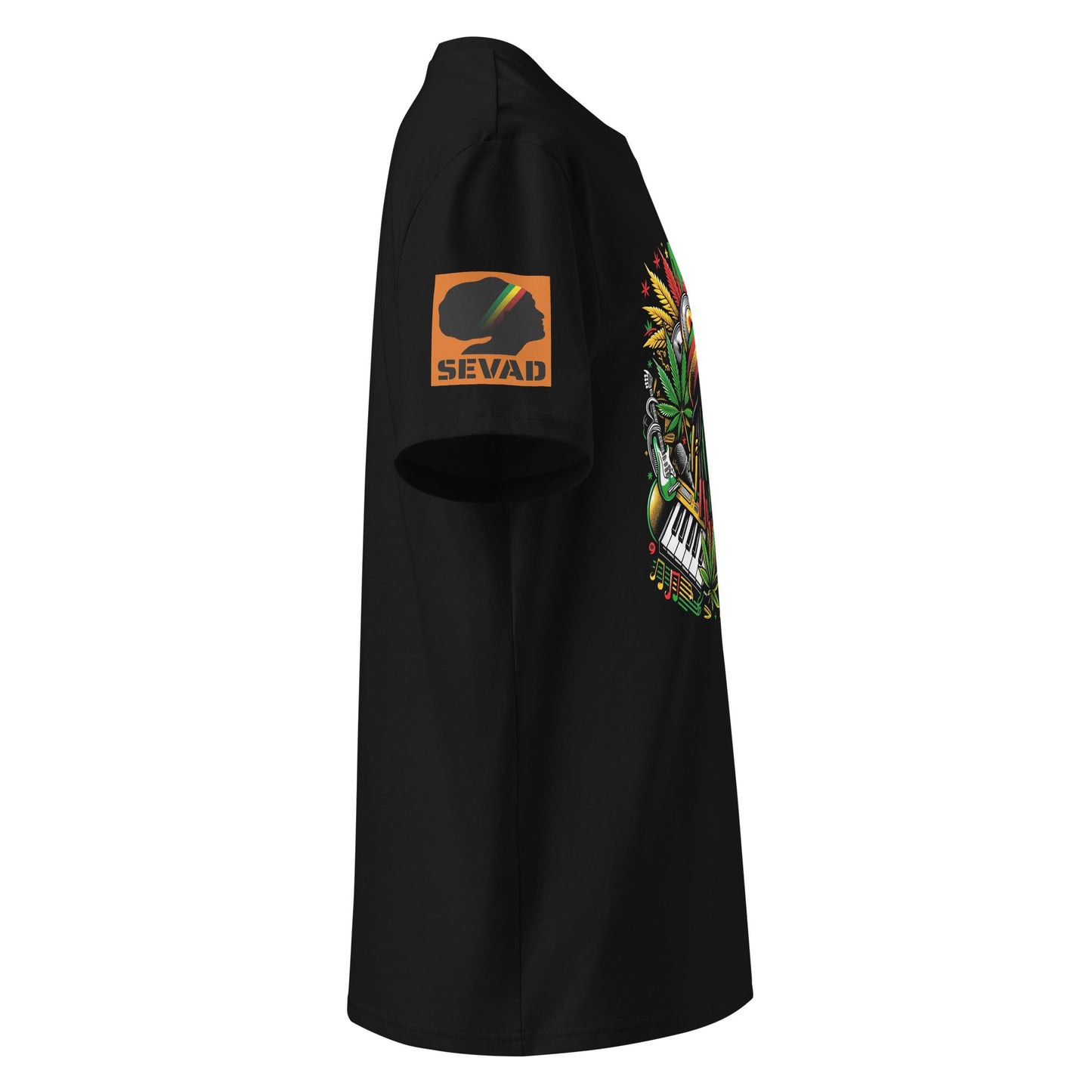 Rasta Reggae Revival: Unisex organic cotton t-shirt - SEVAD MUSIC HOUSE - T-Shirt - SEVAD MUSIC HOUSE - 3840658_11869 - Black - S - Rasta Reggae Revival: Unisex organic cotton t-shirt