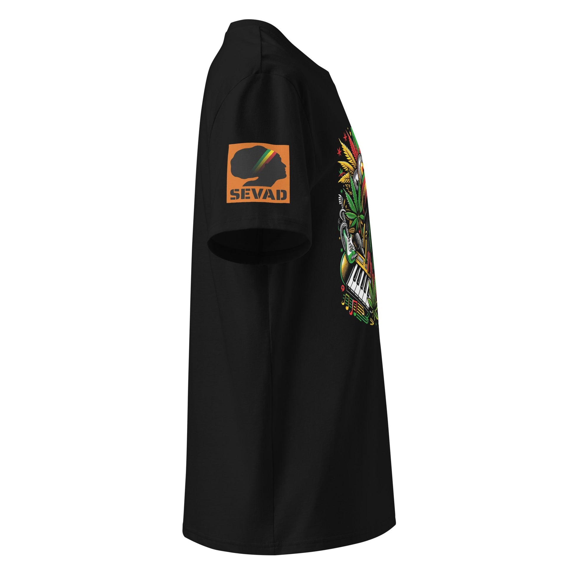 Rasta Reggae Revival: Unisex organic cotton t-shirt - SEVAD MUSIC HOUSE - T-Shirt - SEVAD MUSIC HOUSE - 3840658_11869 - Black - S - Rasta Reggae Revival: Unisex organic cotton t-shirt