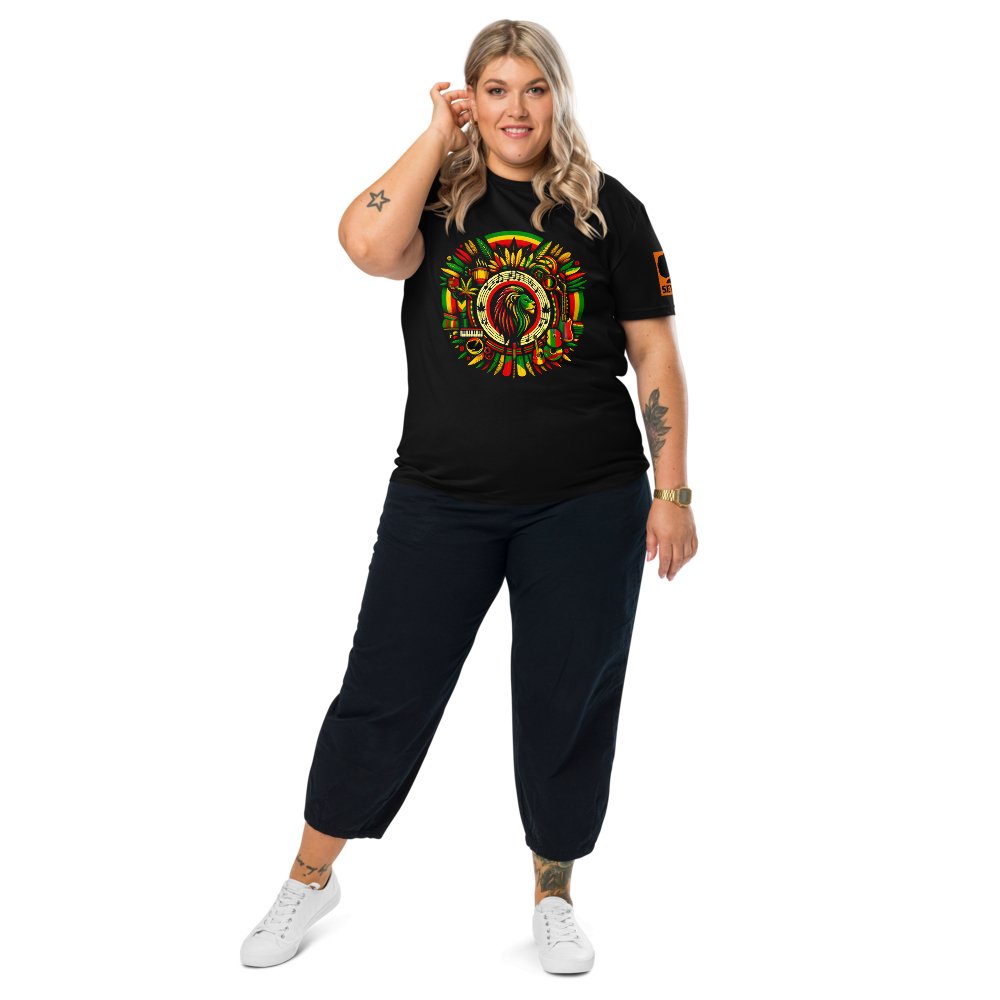 Reggae Riddims: Unisex organic cotton t-shirt - SEVAD MUSIC HOUSE - T-Shirt - SEVAD MUSIC HOUSE - 4290224_11869 - Black - S - Reggae Riddims: Unisex organic cotton t-shirt