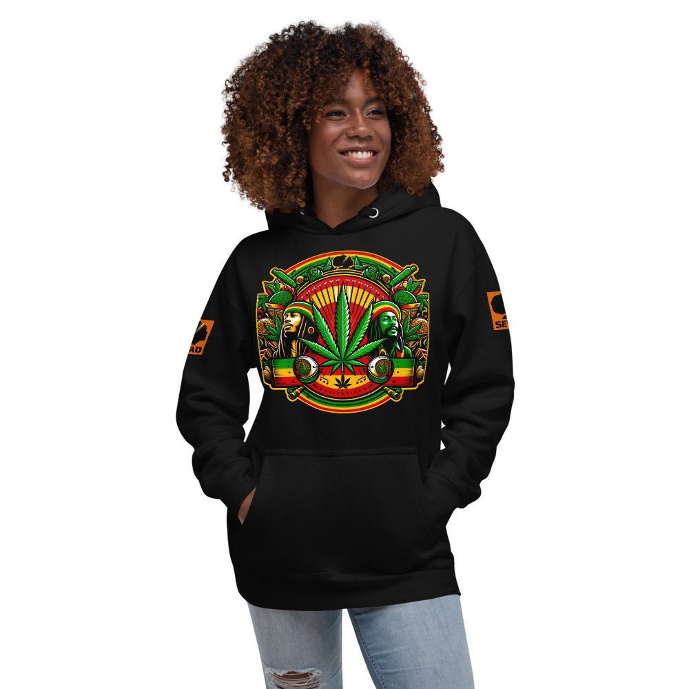 Reggae Roots: Unisex Hoodie - SEVAD MUSIC HOUSE - Hoodie - SEVAD MUSIC HOUSE - 9403930_10779 - Black - S - Reggae Roots: Unisex Hoodie