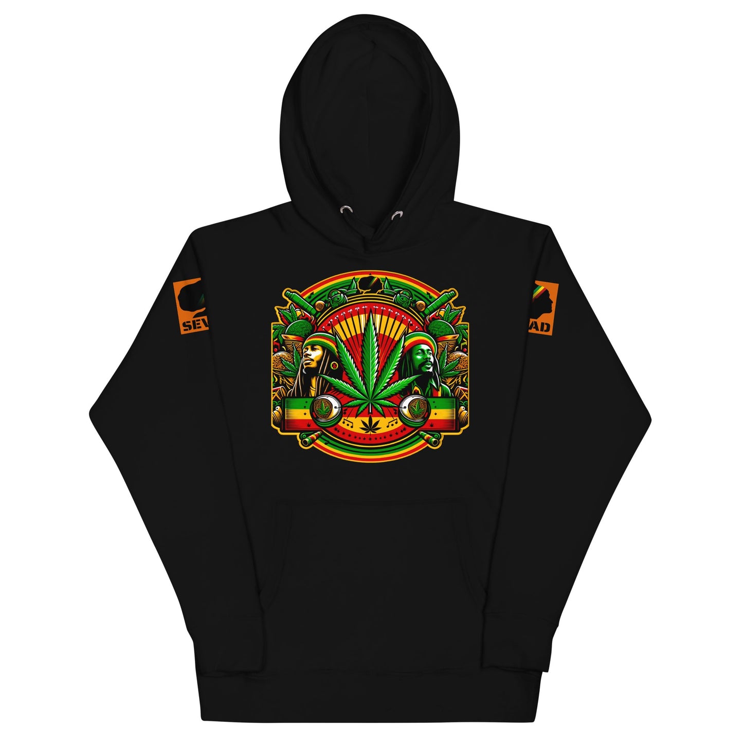 Reggae Roots: Unisex Hoodie - SEVAD MUSIC HOUSE - Hoodie - SEVAD MUSIC HOUSE - 9403930_10779 - Black - S - Reggae Roots: Unisex Hoodie