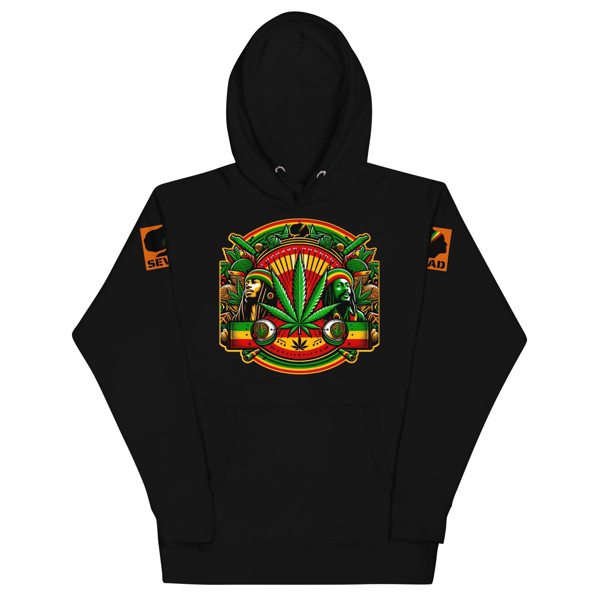 Reggae Roots: Unisex Hoodie - SEVAD MUSIC HOUSE - Hoodie - SEVAD MUSIC HOUSE - 9403930_10779 - Black - S - Reggae Roots: Unisex Hoodie
