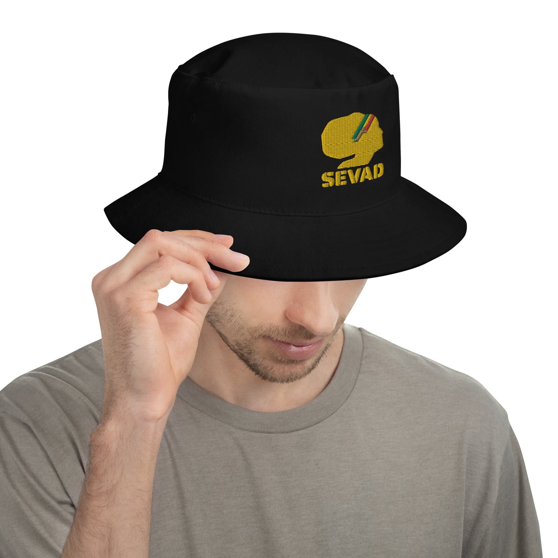 SEVAD: Bucket Hat - SEVAD MUSIC HOUSE - Bucket Hat - SEVAD MUSIC HOUSE - 5057382_10735 - Black - - SEVAD: Bucket Hat