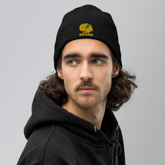 SEVAD Organic ribbed beanie - SEVAD MUSIC HOUSE - Organic Ribbed Beanie - SEVAD MUSIC HOUSE - 8609377_11706 - Black - - SEVAD Organic ribbed beanie