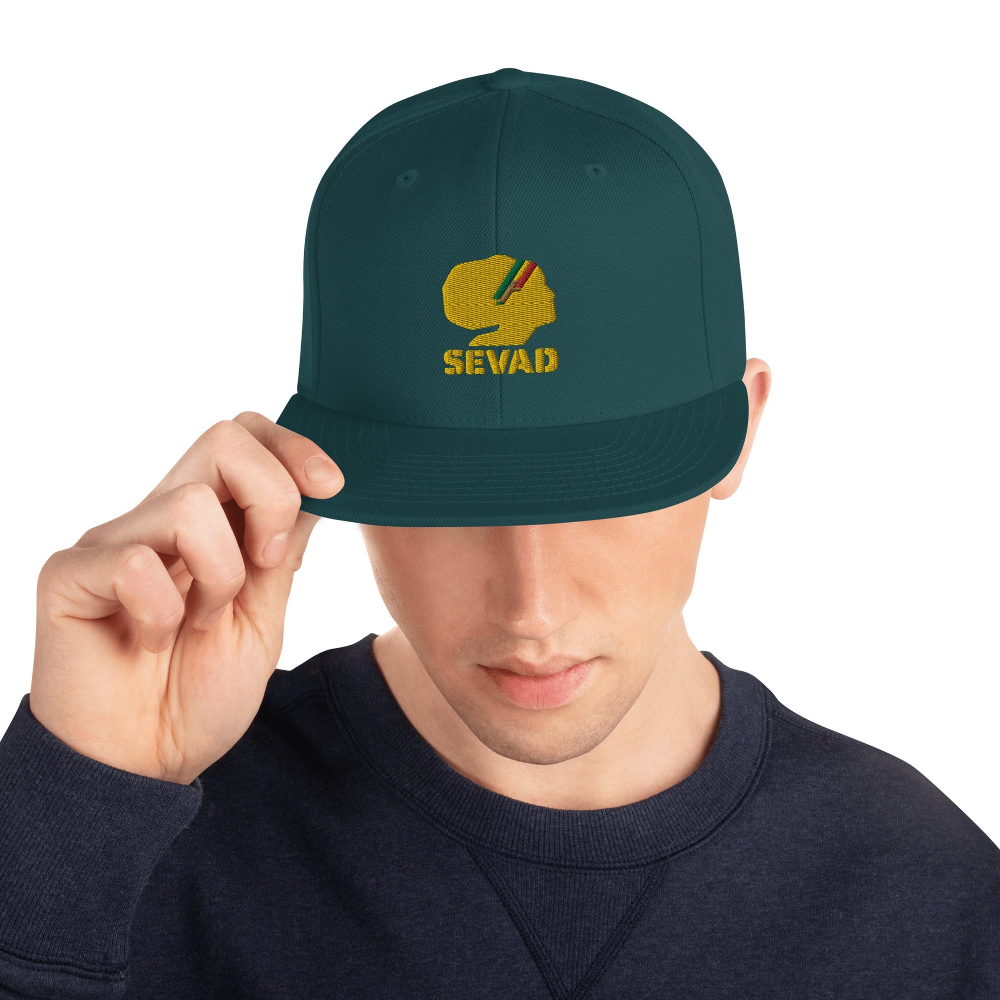 SEVAD Snapback Hat - SEVAD MUSIC HOUSE - Snapback Hat - SEVAD MUSIC HOUSE - 7123262_4809 - Spruce - - SEVAD Snapback Hat