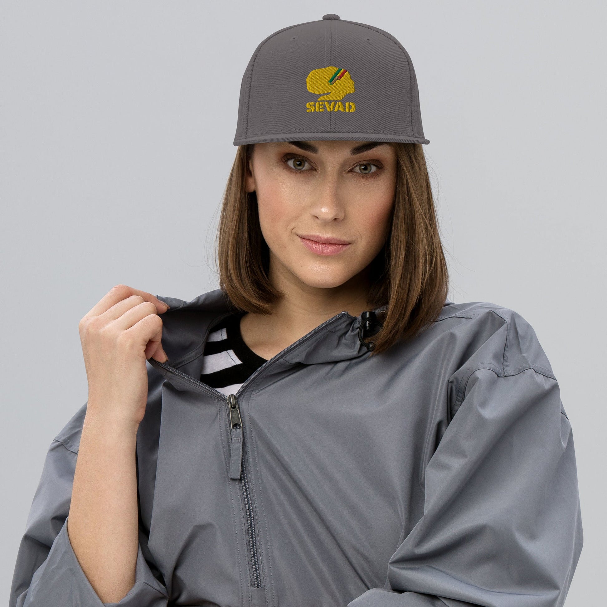 SEVAD Snapback Hat - SEVAD MUSIC HOUSE - Snapback Hat - SEVAD MUSIC HOUSE - 3214023_4797 - Dark Grey - - SEVAD Snapback Hat
