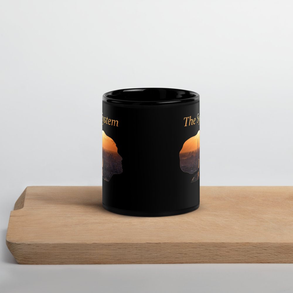 THE SYSTEM: Black Glossy Mug - SEVAD MUSIC HOUSE - Mug - SEVAD MUSIC HOUSE - 7397637_9323 - 11 oz - - THE SYSTEM: Black Glossy Mug