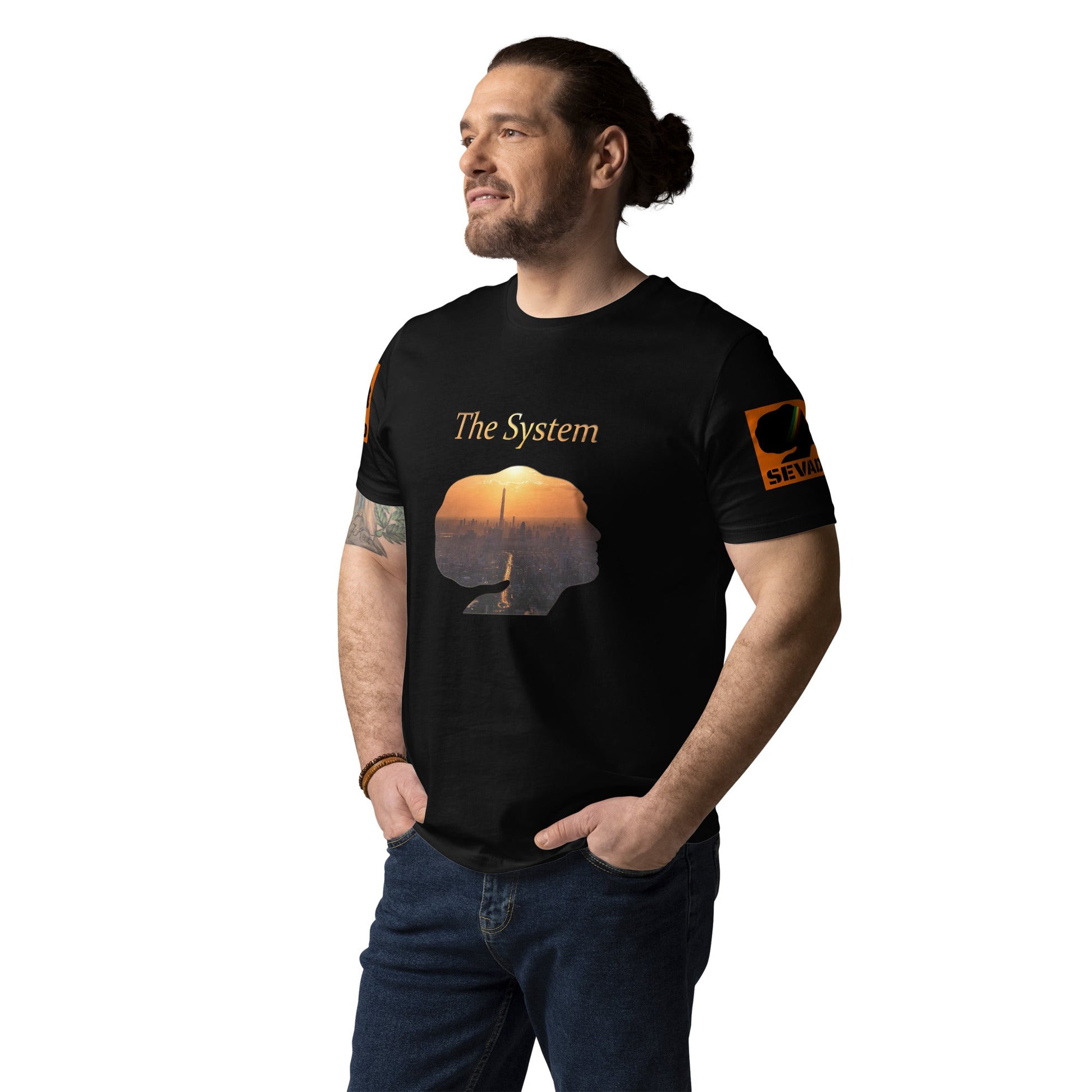 THE SYSTEM: Unisex organic cotton t-shirt - SEVAD MUSIC HOUSE - T-Shirt - SEVAD MUSIC HOUSE - 3881695_11869 - Black - S - THE SYSTEM: Unisex organic cotton t-shirt