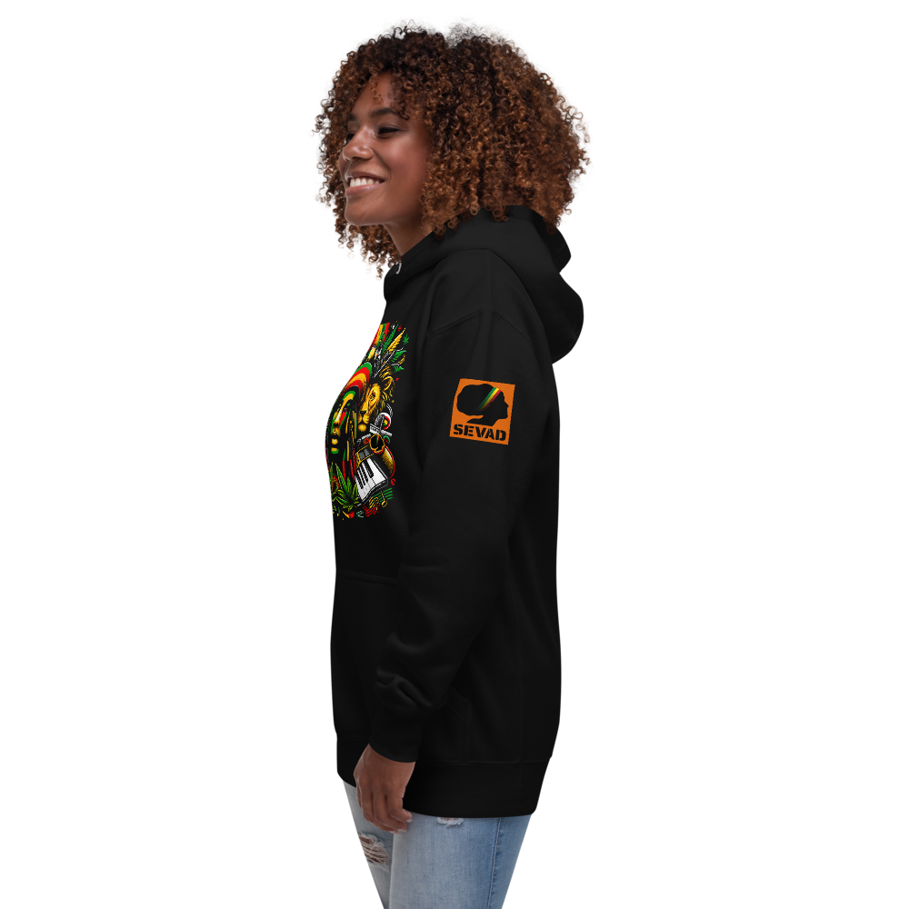 Rasta Reggae Revival: Unisex Hoodie
