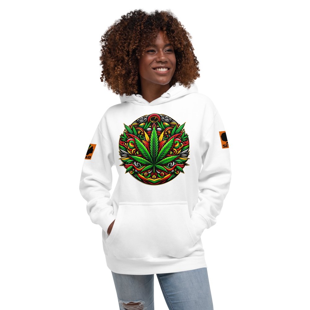 Verdant Vibrance: Unisex Hoodie - SEVAD MUSIC HOUSE - Hoodie - SEVAD MUSIC HOUSE - 5833919_10779 - Black - S - Verdant Vibrance: Unisex Hoodie