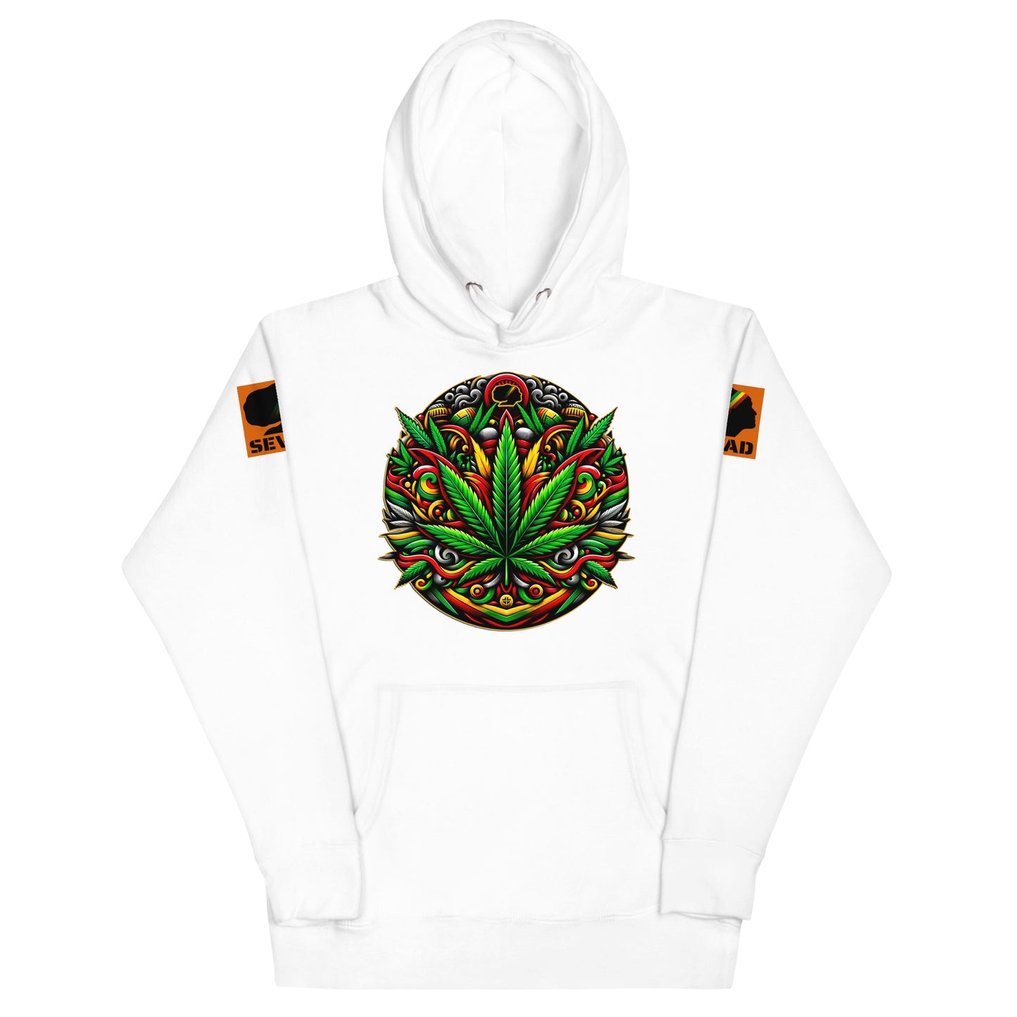 Verdant Vibrance: Unisex Hoodie - SEVAD MUSIC HOUSE - Hoodie - SEVAD MUSIC HOUSE - 5833919_10774 - White - S - Verdant Vibrance: Unisex Hoodie